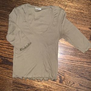 NWOT FREE PEOPLE CROP TOP, SIZE XS